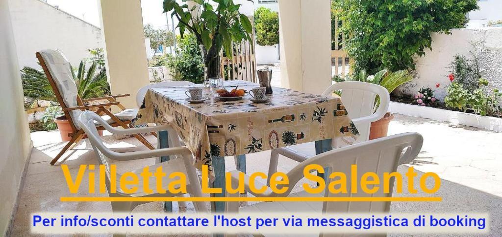 Villetta Luce Salento Marina Di Pescoluse Exterior photo
